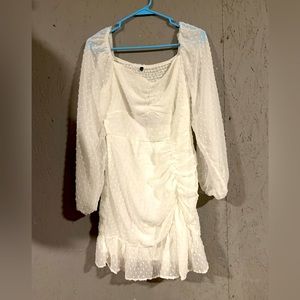 Woman’s white dress